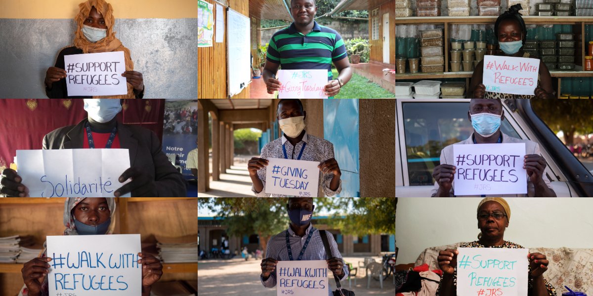 JesuitRefugee's tweet photo. Today is #GivingTuesday! Join us for this global day of generosity. Support #refugees and forcibly displaced people: https://t.co/BjS5O1vJVl https://t.co/GQYc1Y0KXZ