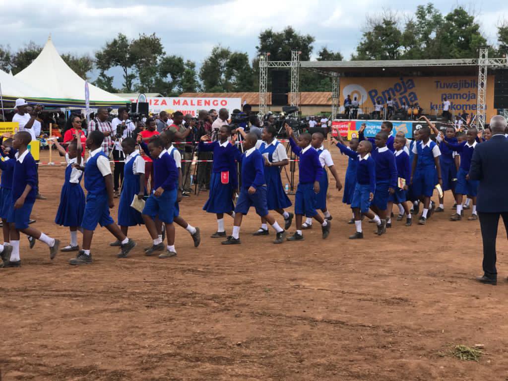UNICEFTanzania's tweet photo. We’re commemorating #WorldAIDSDay with key partners, our UN Family and guest of Honour, Prime Minister Kassim Majaliwa. 
As we unite today in support of people living with and affected by HIV, let us remember that the time to invest in equitable health services is now. https://t.co/mmtBglaypJ