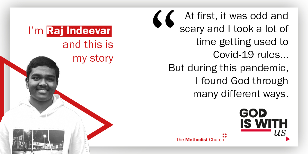 Where have you found God in the pandemic? Read the rest of Raj Indeevar’s story at findingourhope.co.uk #GodIsWithUs