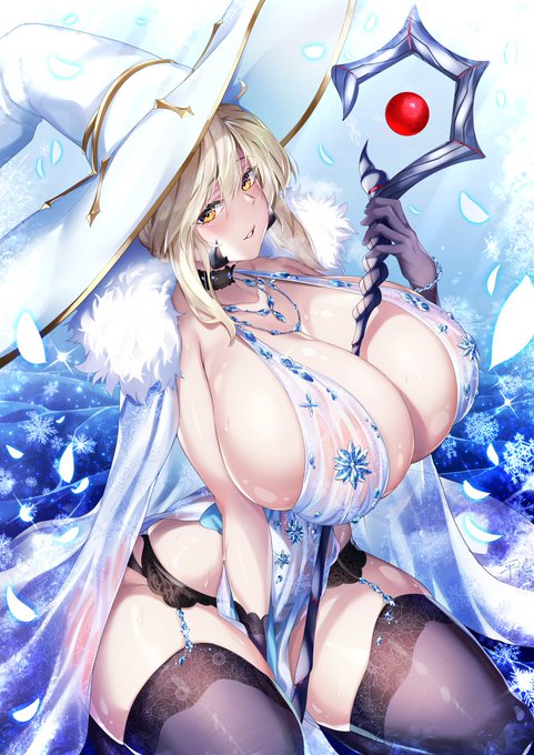 氷の魔女な乳上様 #Fate/GrandOrder #ランサーアルトリア #ロイヤル・アイシング https://t.co/ScNwtSDTuo 