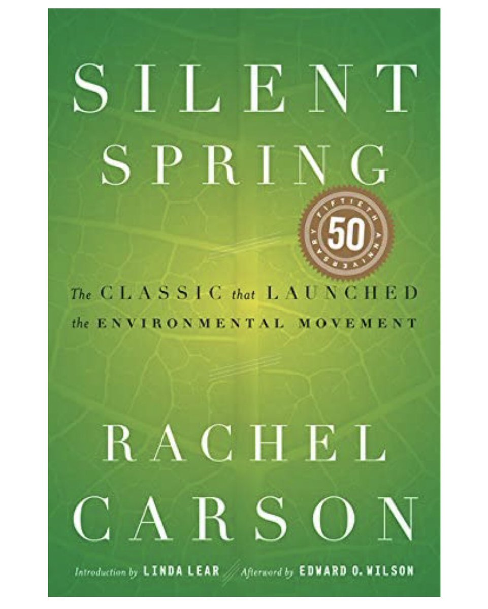 Dec 1st. Inspired by  @theAliceRoberts spotting mostly male science authors in bestseller lists, I’m doing a book advent calendar thread daily until Xmas to highlight women writers on STEM subjects/history (including space of course). Starting with a classic by Rachel Carson.