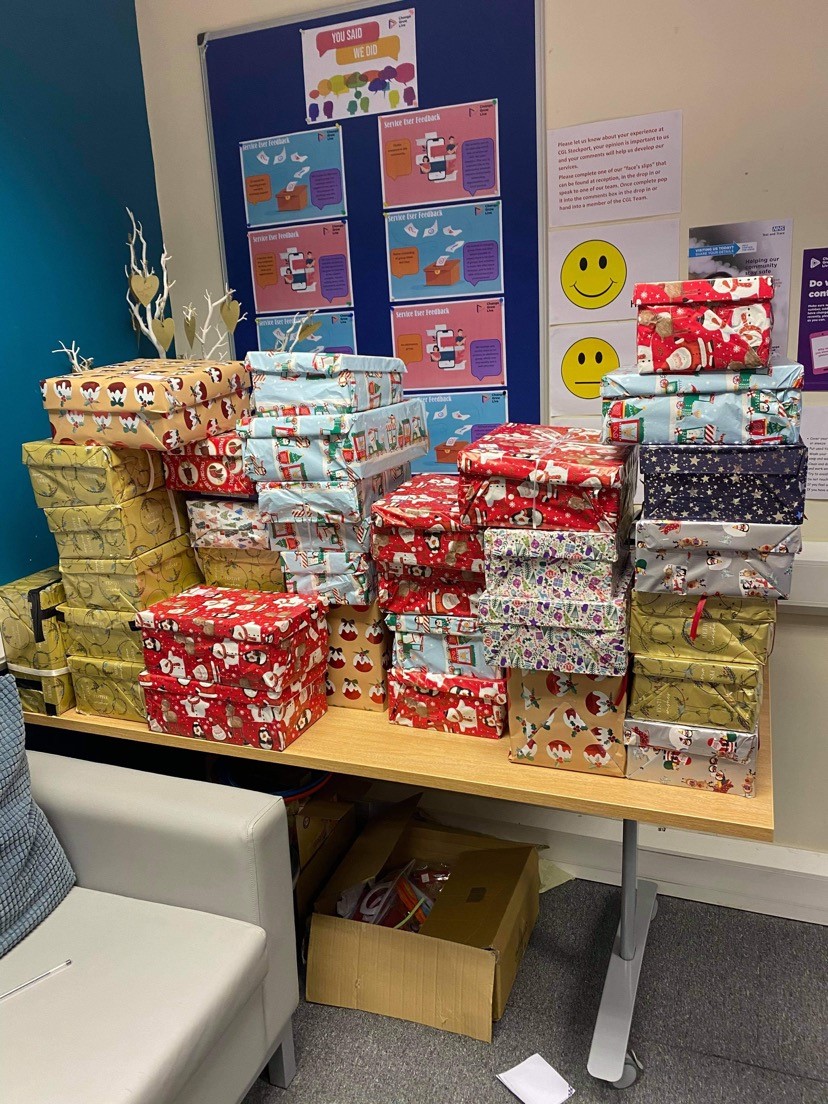 All our shoe box appeal collections! Thank you to everyone who donated. This year it’s more important than ever to show a little kindness