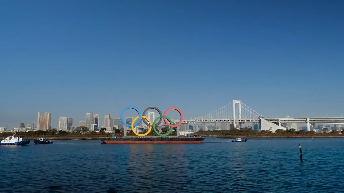 The Olympic Rings are back on display in Tokyo's Odaiba Marine Park! 🥳 #Tokyo2020
The famed Five Rings will remain in the bay until 8 August 2021 and will be illuminated at night, offering a great view of Rainbow Bridge and the Tokyo landscape. 🏙️
👉 https://t.co/oVc4K2oRbp https://t.co/CP0MzK4ecG