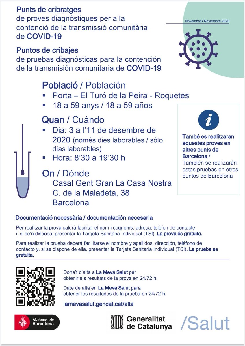 📢 Atenció veïns de #Porta #Roquetes i #TuródelaPeira!