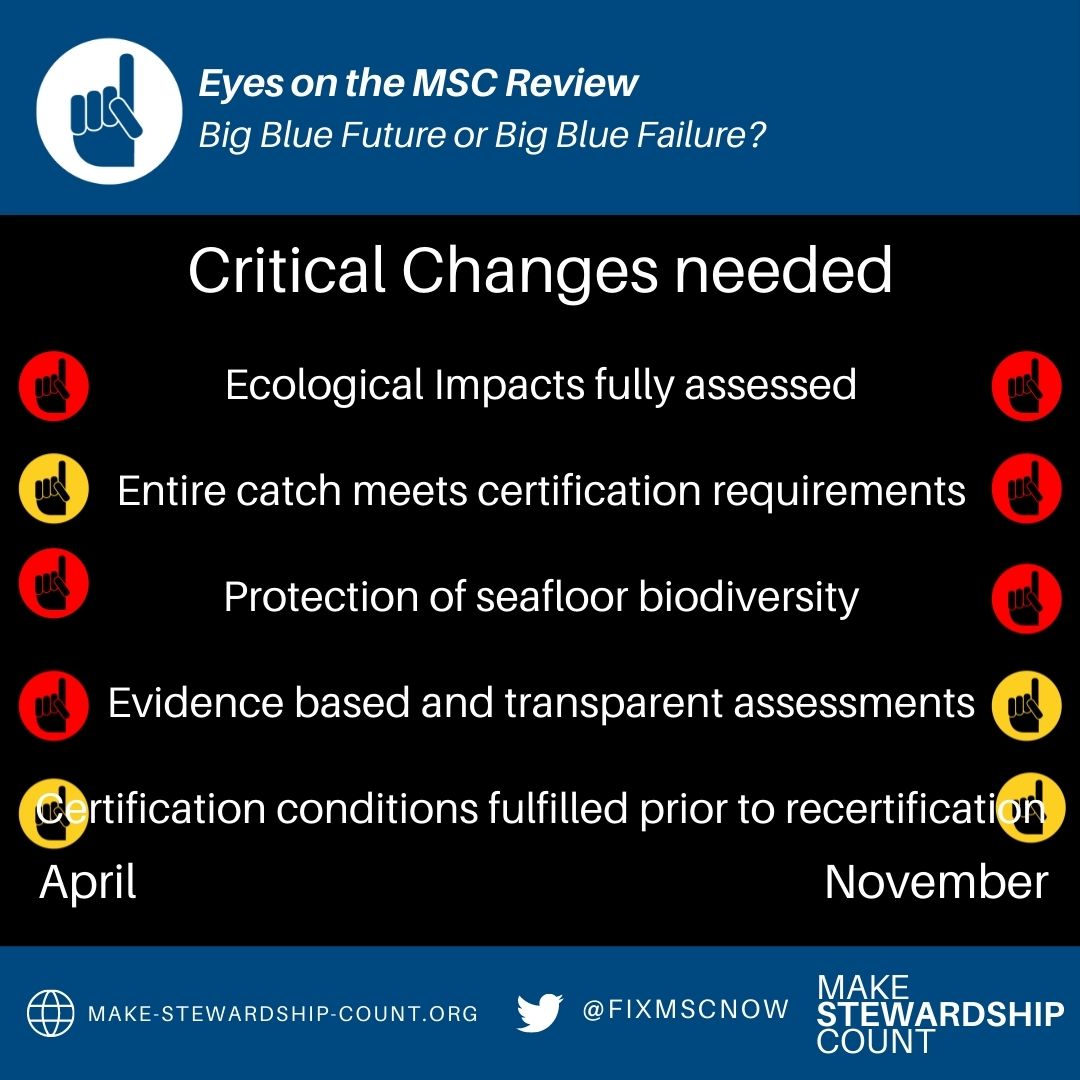 FixMSCNow's tweet photo. Little changes apparent so far - therefore much more needs to happen for @MSCecolabel to demonstrate it is contributing to real improvements on the water - find out why: https://t.co/NVnSrPeKhX
#BeGoodSeafood #MarineStewardshipCouncil #MakeStewardshipCount #SustainableSeafood https://t.co/As6RtFJEkT