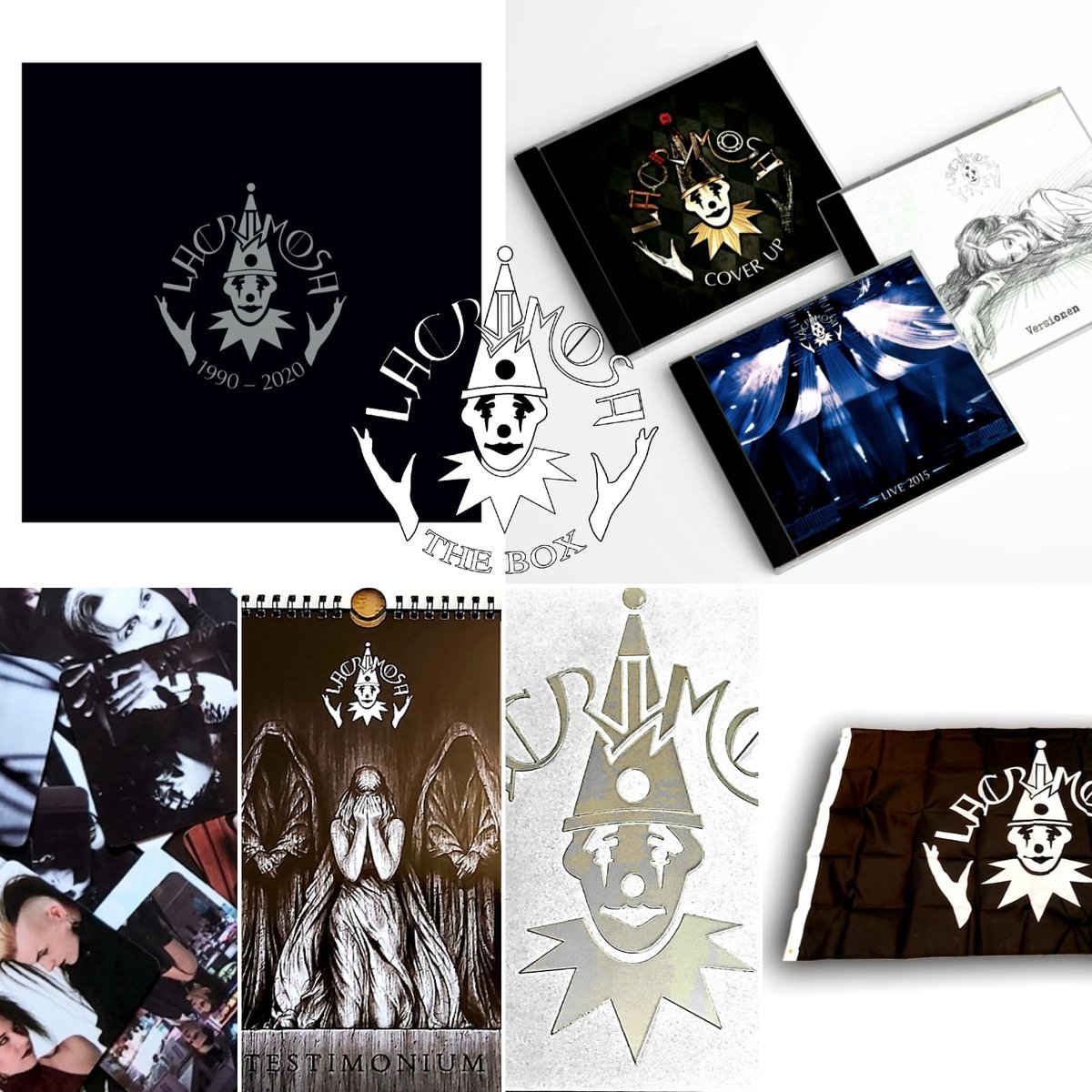 LacrimosaBand's tweet photo. The #lacrimosa anniversary box will come on December 11th, 2020
Here is the link and there you will also find the track list of the third CD "Versions" and a list of all contents, because I had not mentioned one little thing for the younger ones...
https://t.co/VTAFiah34s https://t.co/nIAfA76Yie