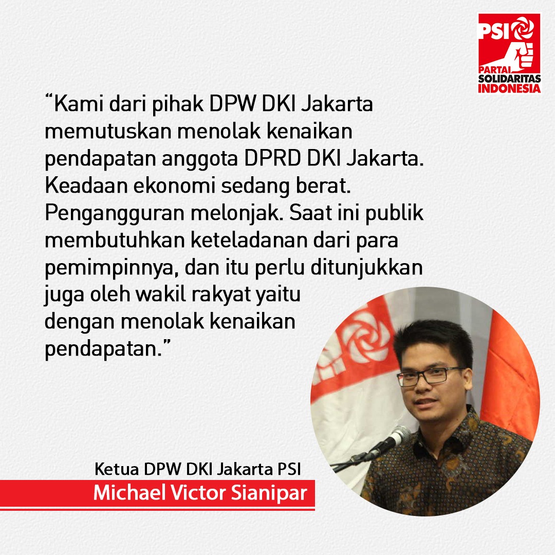 RajaJuliAntoni's tweet photo. Kalian bisa teror anggota dewan PSI unk goyang prinsip mrk. Lalu kalian videokan. Tugas PSI disiplinkan kader akan nilai dasar PSI. Rapat paripurna adalah sikap final. Kami tolak kenaikan gaji ketika pandemi. Silakan bandingkan dgn sikap final partai lain. #SikapPSI https://t.co/aU0KAaMceD