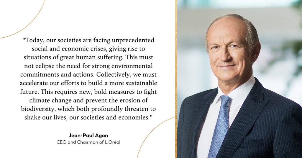 L'Oréal Groupe (@lorealgroupe) on Twitter photo Our CEO and Chairman Jean-Paul Agon has signed an open letter urging for higher ambitions and stronger climate action among EU Member States ahead of the December <a href="/EUCouncil/">EU Council</a> 🇪🇺
#CEO2030Letter #netzero #climatetarget Our CEO and Chairman Jean-Paul Agon has signed an open letter urging for higher ambitions and stronger climate action among EU Member States ahead of the December <a href="/EUCouncil/">EU Council</a> 🇪🇺
#CEO2030Letter #netzero #climatetarget