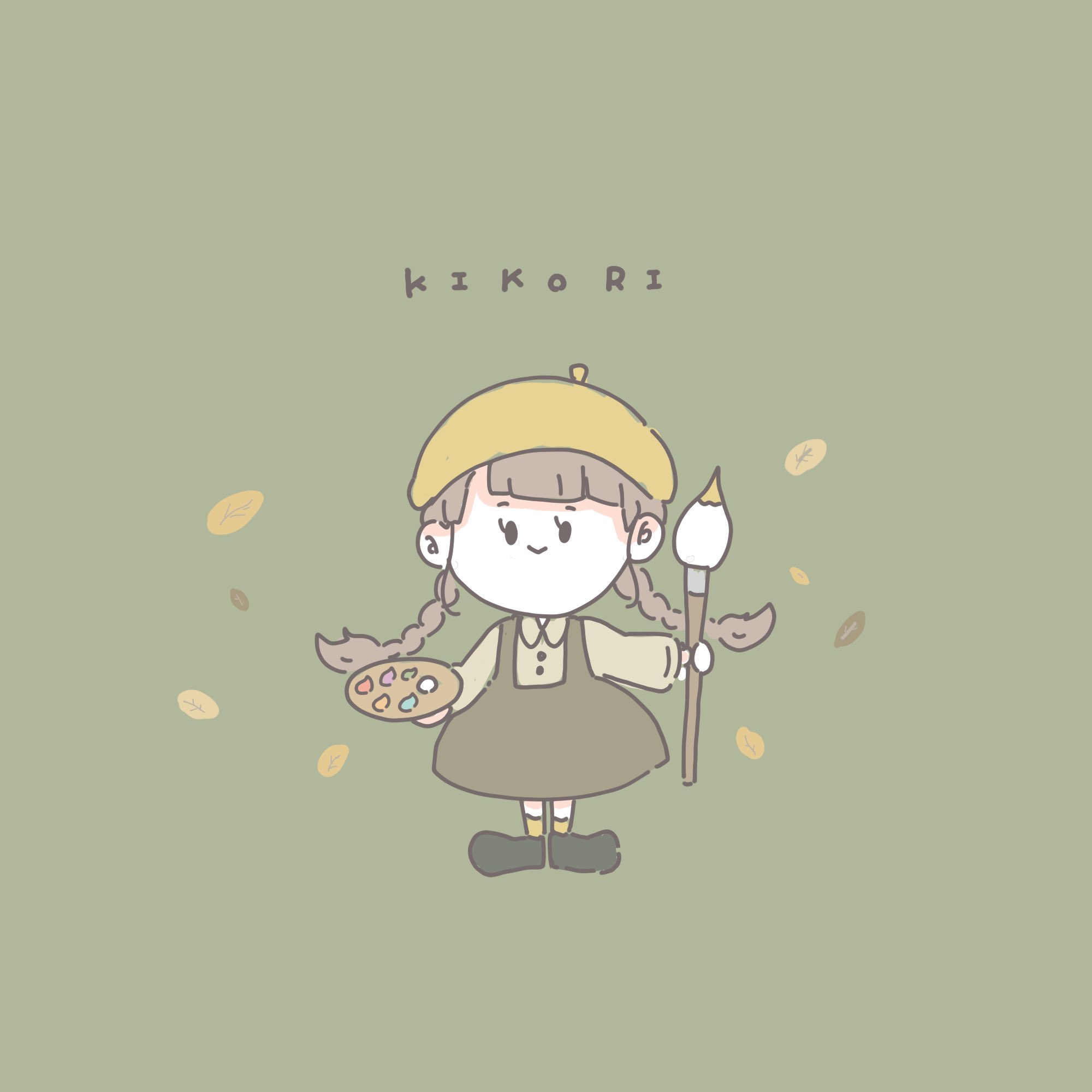 きこり おえかき少女 イラスト ゆるいイラスト T Co Og0bxbfgwm Twitter