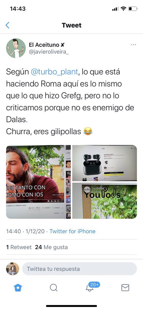 Gracias por tu ayuda Gestionar En general JaviOliveira on Twitter: "@turbo_plant ¿Puedes pasarme el clip donde critiqué a Grefg por lo mismo?" / Twitter Gracias por tu ayuda Gestionar En general JaviOliveira on Twitter: "@turbo_plant ¿Puedes pasarme el clip donde critiqué a Grefg por lo mismo?" / Twitter