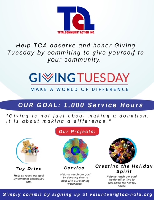 Today is #GivingTuesday, consider donating your time to TCA!