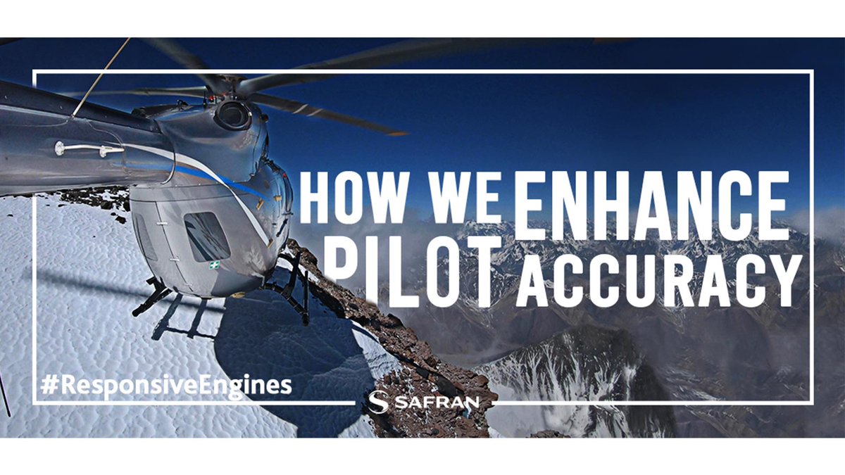 SafranHCEngines's tweet photo. #ResponsiveEngines - Have you ever landed a #helicopter at 6,962m [22,840 ft]? At this altitude and with severe gusting winds, engine responsiveness and pilot accuracy are critical! Check out… https://t.co/6uaO2p0mvc

#SafranOnBoard #helicopters #Safran #aviation #avgeek https://t.co/AZqw1Qe9SF