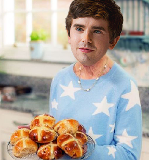 helenawithH's tweet photo. I wrote something about procrastination, Freddie Highmore and Mary Berry. 
I also made this image to go with it. You're welcome. https://t.co/r6LjuBEspX https://t.co/dLjpiE5csQ