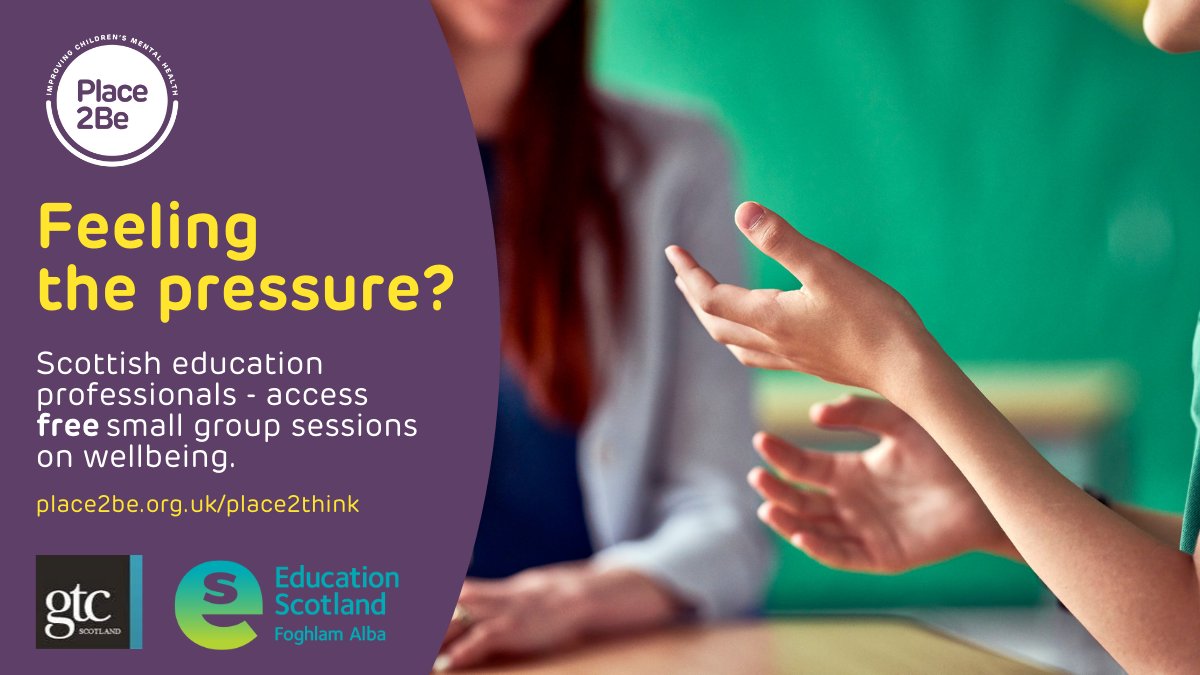 'Place2Think provided me with the opportunity to take a step back, speak about my experiences &amp; receive guidance from a mental health clinician on how to support my learners but also how to look after myself' <a href="/missehay/">Lizzie Hay</a> describes Place2Think👌 More info 👉 bit.ly/2KKVl64