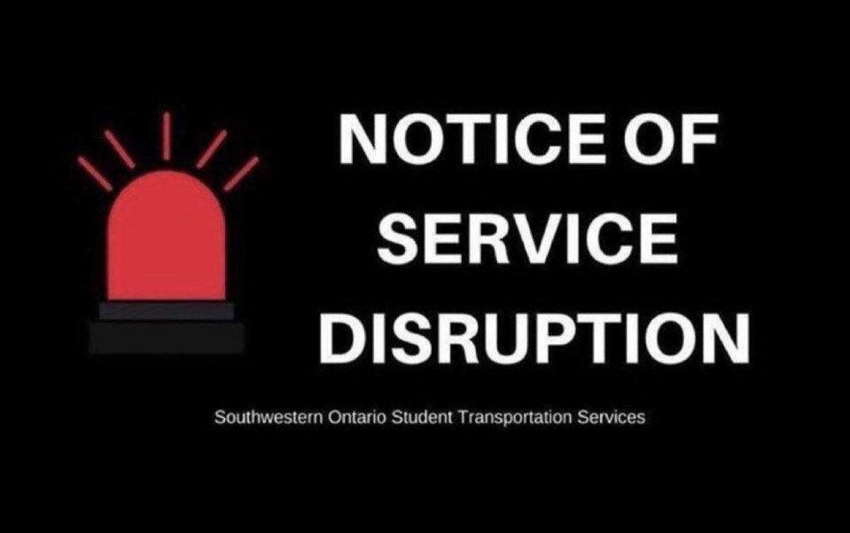 Dec 1: Here we “snow” again! All school vehicles are CANCELLED for the day in #Elgin, #Oxford, #Middlesex counties and Red Zone. #LdnOnt school vehicles will operate. #TVDSB #LDCSB