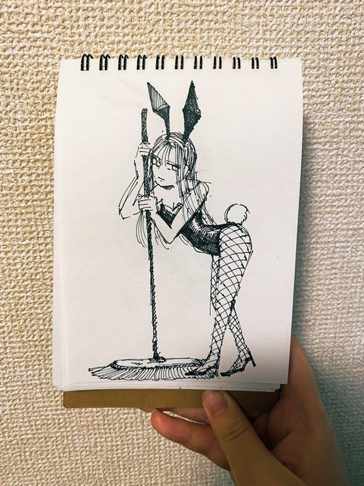 今日は落書きがとってもバニーだった 