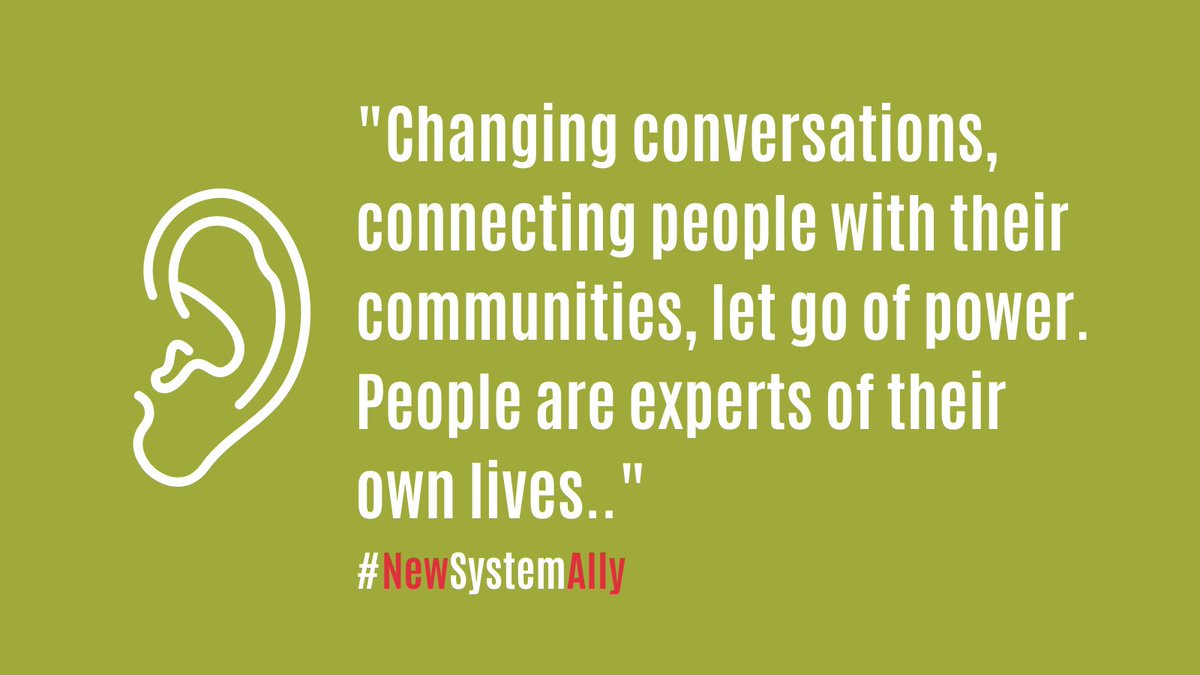 You can't change the system overnight, but you can change the way you behave and work. You can change the way you think - change starts with individuals, it starts with you newsystemalliance.org #NewSystemAlly #SystemsChange