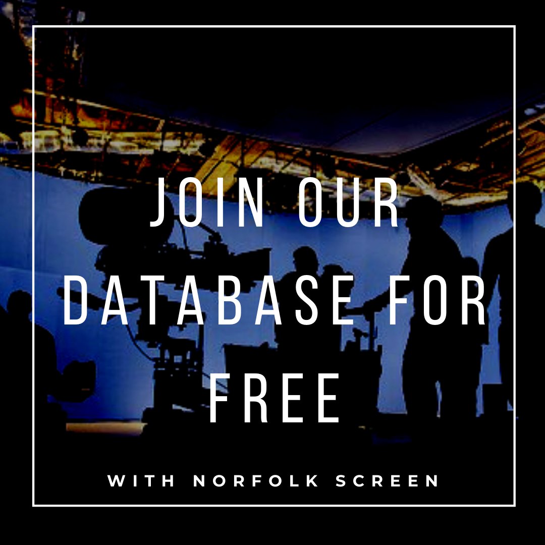 We are really pleased to announce that we have taken the decision to offer our online directory sign up FREE of charge. #Talent #Services that can support productions sign up today! Deadline for registration: 23/12/2020 norfolkscreen.co.uk/register-as-a-… #Norfolk #Crew #Cast #Facilities