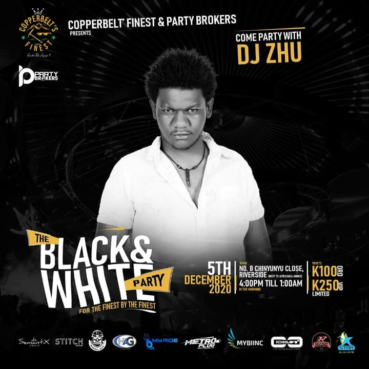 The Copperbelts finest Black and white party is set for this Saturday. Catch me on deck!
#weekendvibes
#HappyDecember https://t.co/9XISc8y2Rr