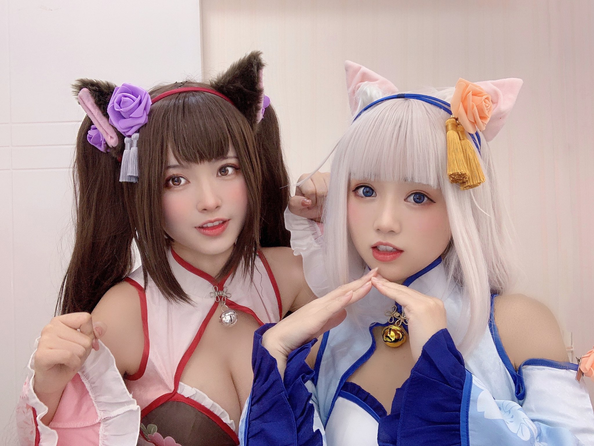 画像,nay~@taigaxiu #ネコぱら #nekopara #네코파라 #コスプレ https://t.co/JP6McAkJu8…