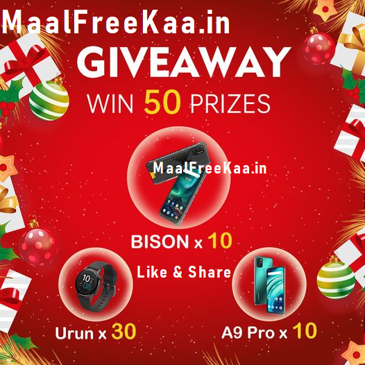 MaalFreeKaa's tweet photo. #ChristmasGiveaway Win #UmidigiBISON, #UmidigiA9Pro and #UmidigiUrun #UMIDIGI #XmasWithUMIDIGI 
#ChristmasContest #XmasContest #XmasGiveaway #SantaGift #SantaContest #SecretSanta #Giveaway #Contest #ContestAlert #WorldWide

#Play Here &amp; #Win #MaalFreeKaa
https://t.co/a7OwVC1EWr https://t.co/UzYBQje5cI