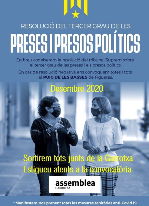 Estigueu atents a les xarxes! <a href="/assemblea/">Assemblea Nacional Catalana</a> <a href="/OlotXindep/">ANC Olot 🎗</a> <a href="/dolorsbassac/">Dolors Bassa</a> <a href="/ForcadellCarme/">Carme Forcadell Lluís</a>. Sempre al vostre costat!