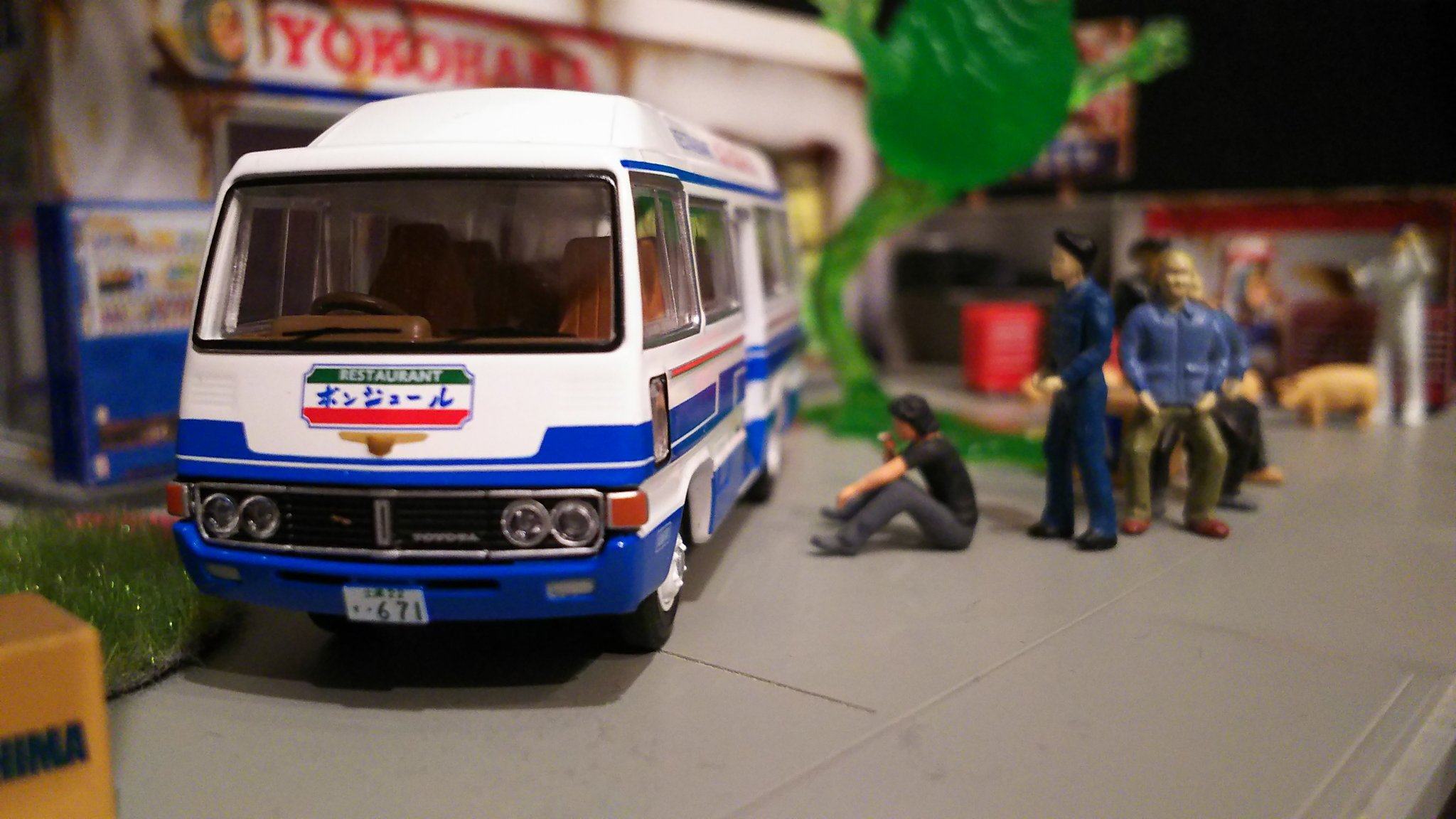 新品LV-184a トヨタコースター ハイルーフクーラー車レストランボンジュール TLV-184a トヨタ コースター クーラー車 (レストラン