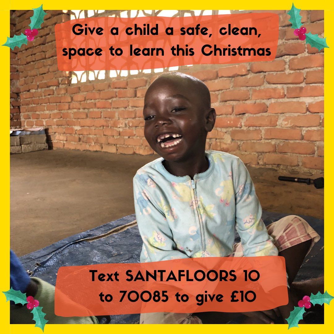 chazukaproject's tweet photo. Today we are launching our #SANTAFLOORS Christmas appeal to give the pupils of the Chazuka School a safe, clean space to learn this Christmas. 

Read more about why we are fundraising for a new floor and donate here: https://t.co/C2Uqf4Lfj4

#charity #donate #GivingTuesday https://t.co/lPeLbm2bxT