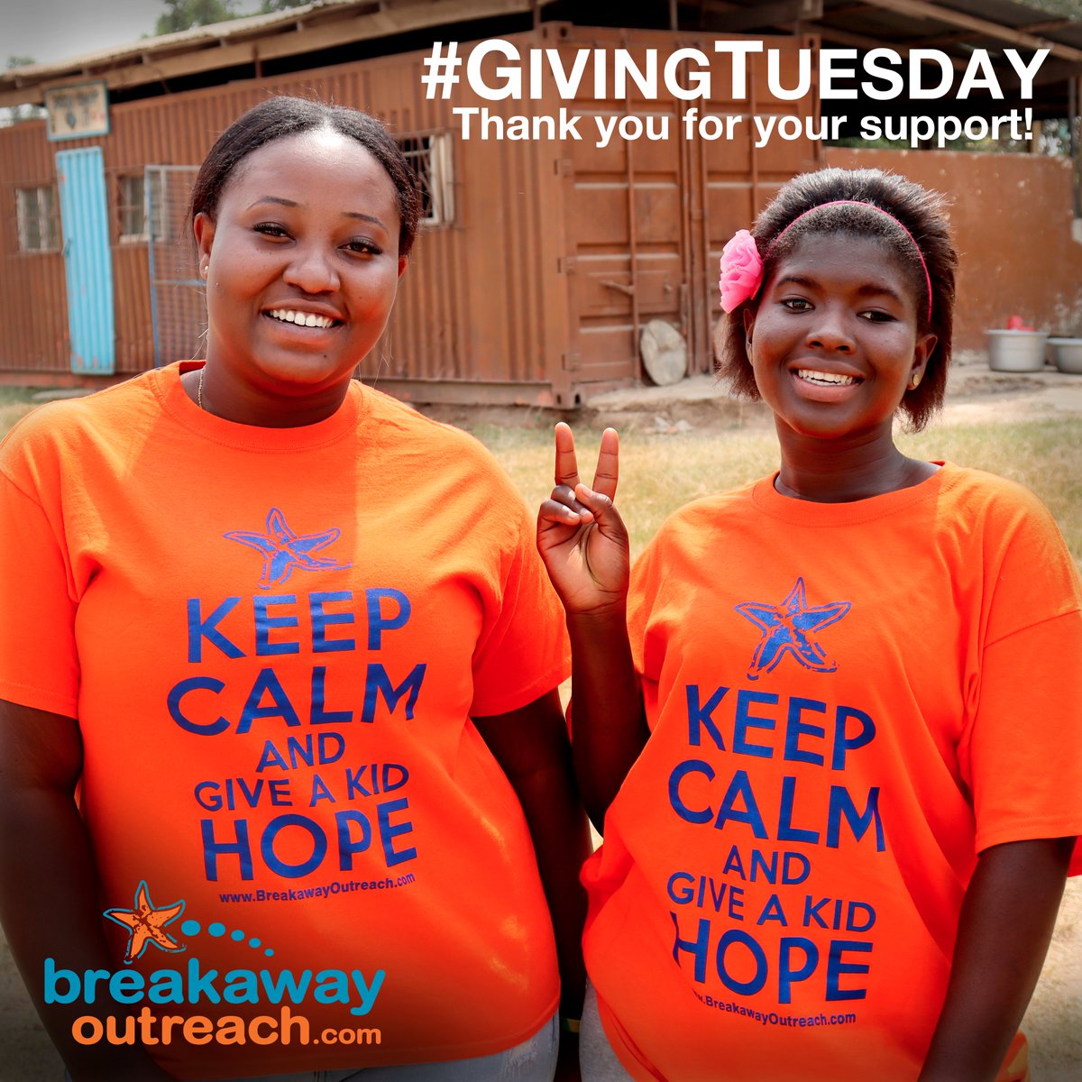 Thank you for considering Breakaway Outreach for your #GivingTuesday contributions. 

breakawayoutreach.com/donate/