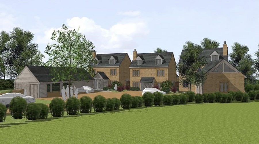 Check out these 3 homes being built for a private client in Chipping Campden #Gloucestershire. The #Cotswold stone is starting to compliment the views &amp; the 4-bed homes will be a great asset to the town. Looking forward to seeing the country homes ready for handover in Summer 21.