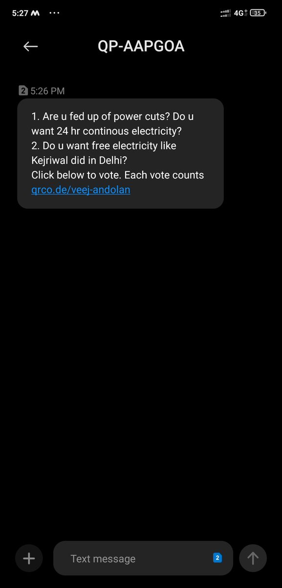 srikxnt's tweet photo. Please Stop this now @AAPGoa @AamAadmiParty . I will never Vote you'll.. Done ??? now Stop irritating me . https://t.co/Wr6qc9iqSh