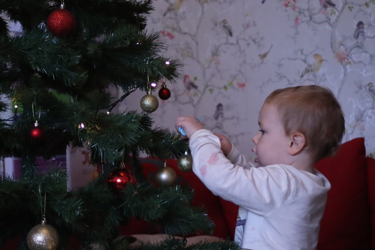 The_nursery1's tweet photo. It looks like our nursery friend Lucas has been making magical Christmas moments with his Mummy and Daddy at the weekend! #Christmas2020 #Baubles #Elfhouse https://t.co/XMtsbRgjFR