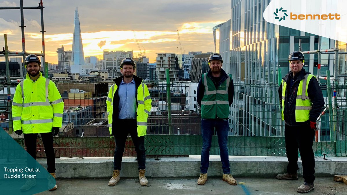 bennettconstr's tweet photo. Congratulations to the team on Buckle Street in London for achieving the Performance Beyond Compliance Cert from the @CCScheme .  We are delighted with this award as we are continuously striving to improve the image of construction.  #loveconstruction #bucklestreet https://t.co/qy6B6EJ9LQ