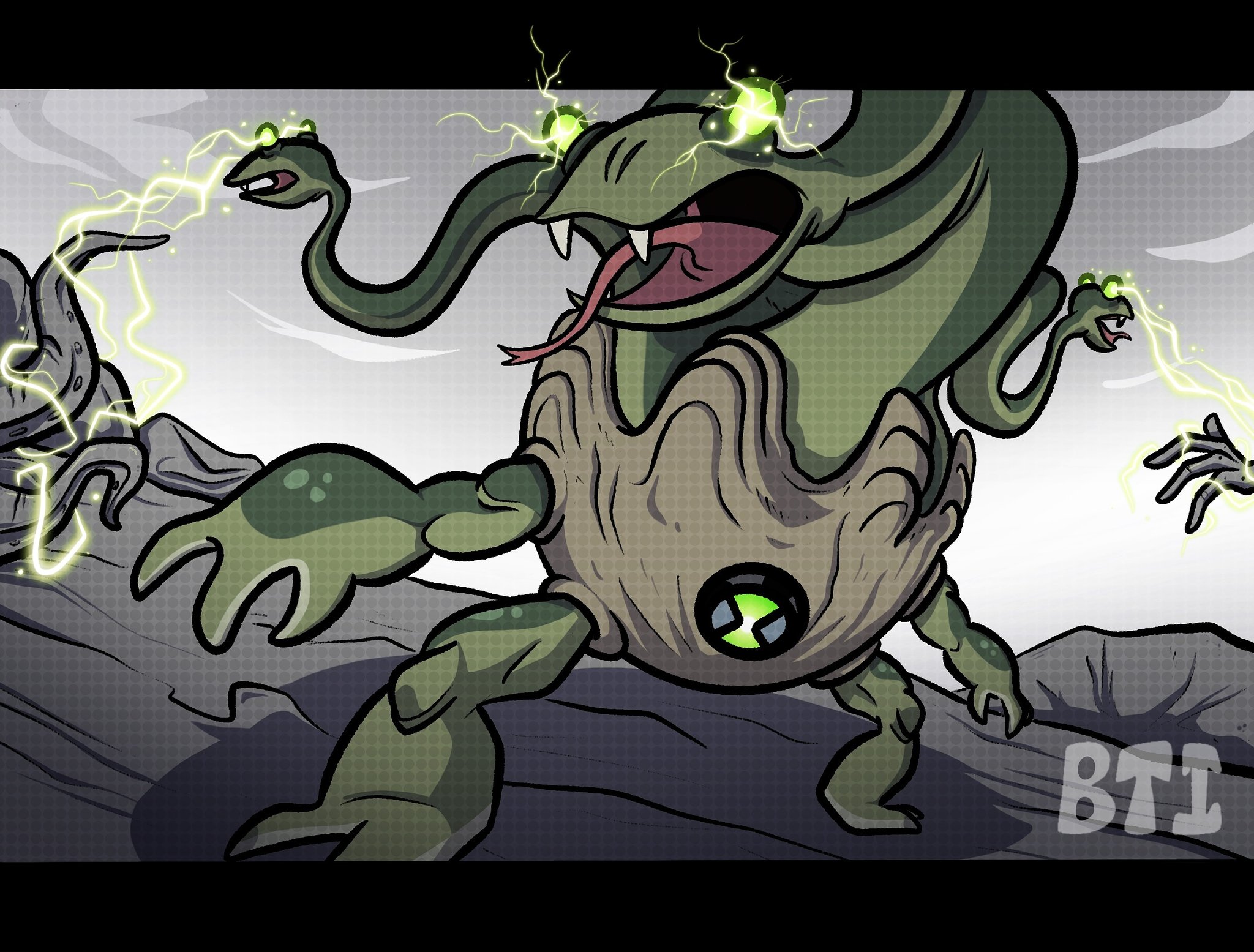 Bahy Ibrahim on X: "Snakepit! 🐍 Original Design by @TNPerkins4 #ben10  #omnitrix #snakepit #fanart https://t.co/PygzYYeMd6" / X