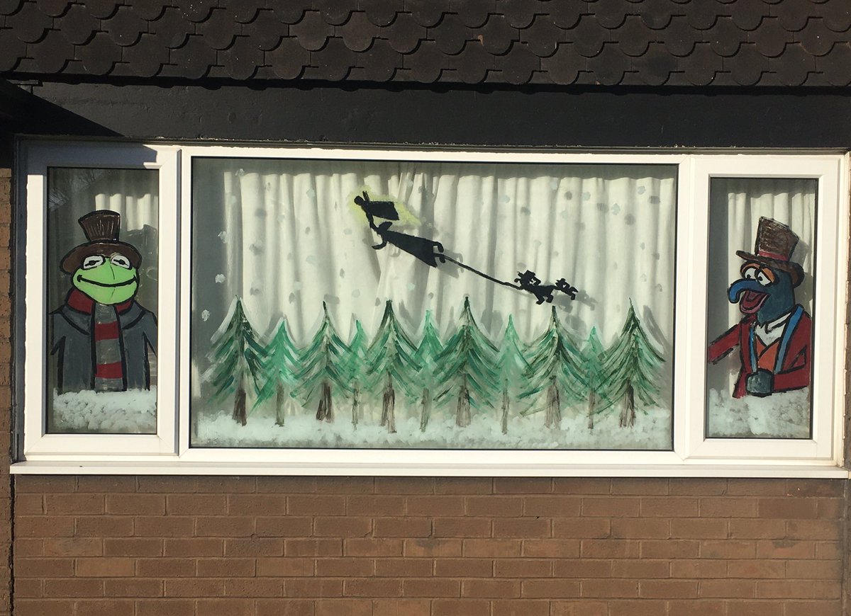 andy_winward's tweet photo. How’ve you spent your morning?

#MuppetsChristmasCarol #KermitTheFrog #Gonzo #TheMuppets #Muppets #Christmas #WindowPainting #WinterWindowland #WindowArt #ChristmasArt #Art #Scrooge #TisTheSeasonToBeJolly

@lovembro @Disney @TheMuppets @TeessideLive https://t.co/sUJOW7TNUH