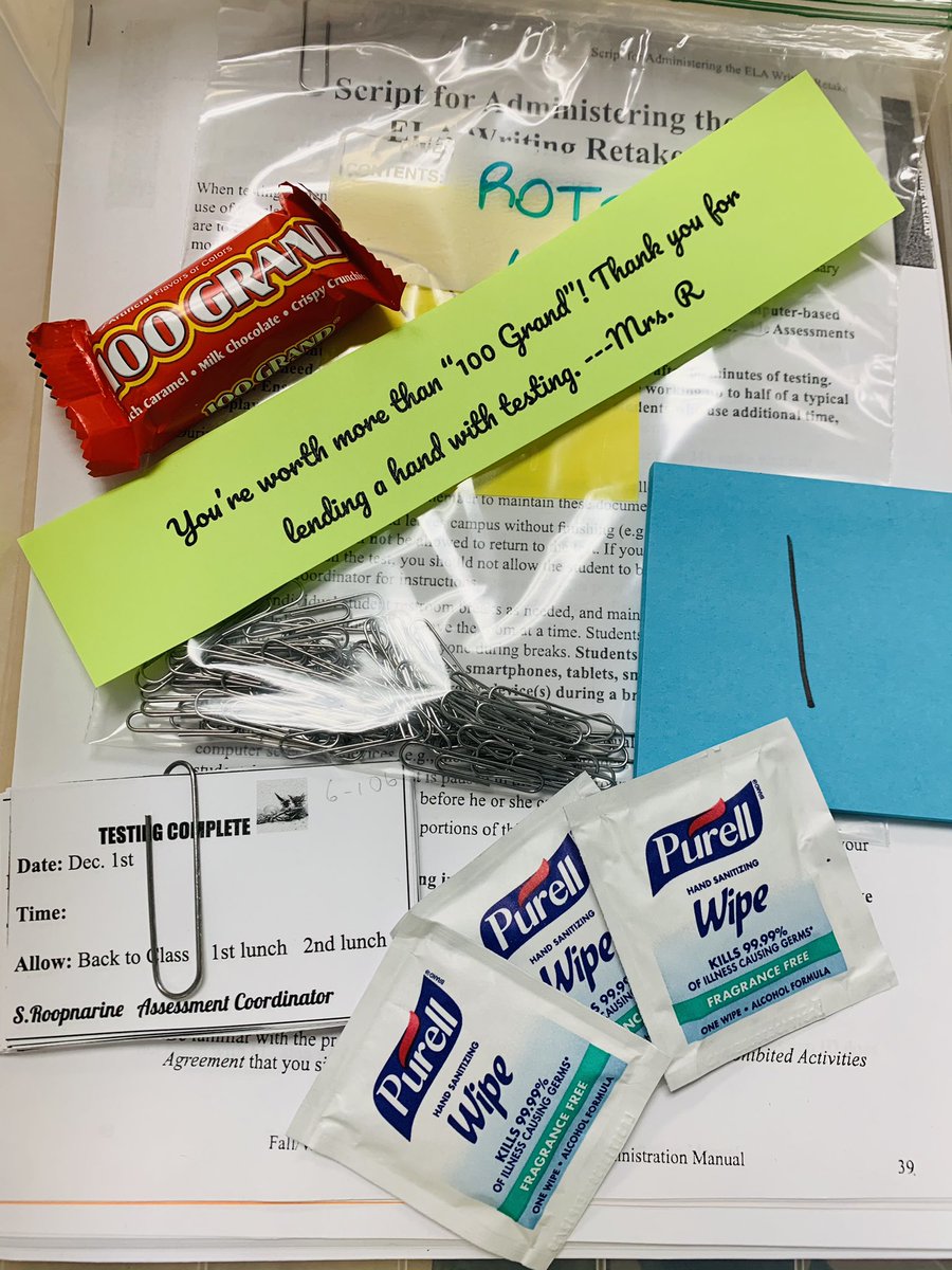 MrsRoop1's tweet photo. Group B let’s get it! All set for our Juniors to take their FSA ELA Retakes! #safetyfirst #organized #100 @MsEstherRivera @FHH_FalconFury @pamelamac1908 https://t.co/89cveFjGlK