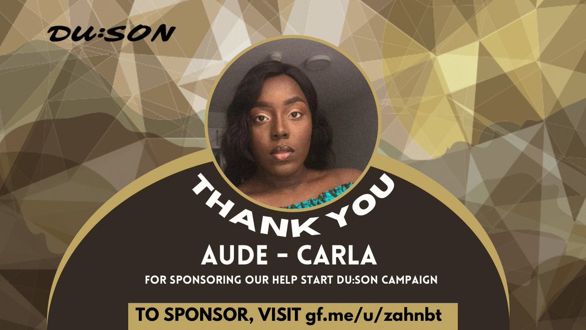 dusoncreatives's tweet photo. To sponsor, click on the link in our bio or send us a message Thank you for sponsoring our campaign! #dusoncreatives #crowdfundingcampaign #christiancreativenetwork #christiancreative
@_audecarla https://t.co/b7jXfkKUN1