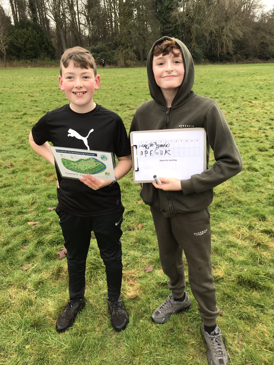Mark and Craig S1 @RosshallAcademy were superb today in our Orienteering challenge at Rosshall Park. They were very impressive with their map reading skills and showed strong running. #playingourpart @RosshallHWB @scottish_o @PEPASSGlasgow
