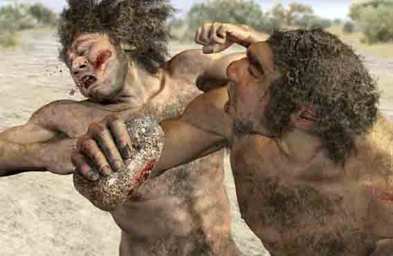  #InterpersonalViolence has accompanied our species throughout our history, and even species of hominins before ours. A quick and effective way to "solve" a conflict?: Stone in the face!