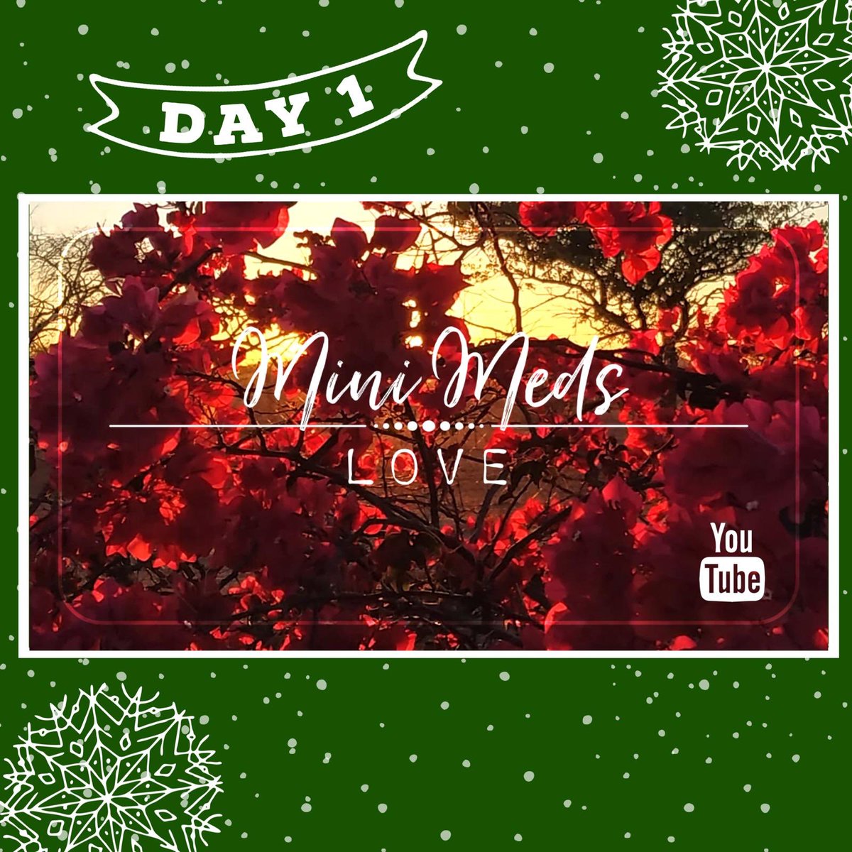 mini_meds's tweet photo. Advent Calender Meditation Challenge. https://t.co/F2Fyzrhnom.   Why not lead up to Christmas doing a short meditation every day 🥰🥰 beginning with LOVE .  Follow the YouTube link to listen #meditation #meditationchallenge #AdventCalendar #ChristmasWeLove https://t.co/1ZDOrTiwYQ