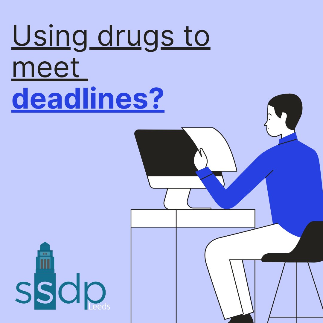 Study drugs harm reduction advice: 

💊If you're trying to reduce fatigue then as little as 25-50mg can be effective (source: <a href="/drugsandmehub/">Drugs and Me</a>) 

😴Remember that the effects last around 24 hours so you'll need to catch up on lost sleep 

More info: ssdpleeds.org.uk/study-drugs