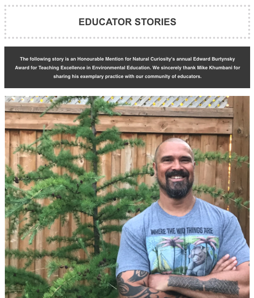 NaturlCuriosity's tweet photo. The snow is here and so is our December newsletter! ☃️❄️ 

For this month's inspiring educator story, virtual professional learning opportunities, and more great resources for sustaining #enviroed #Indigenoused through the winter, check out: https://t.co/ETRNCBPzCm https://t.co/LgxuddvKkw