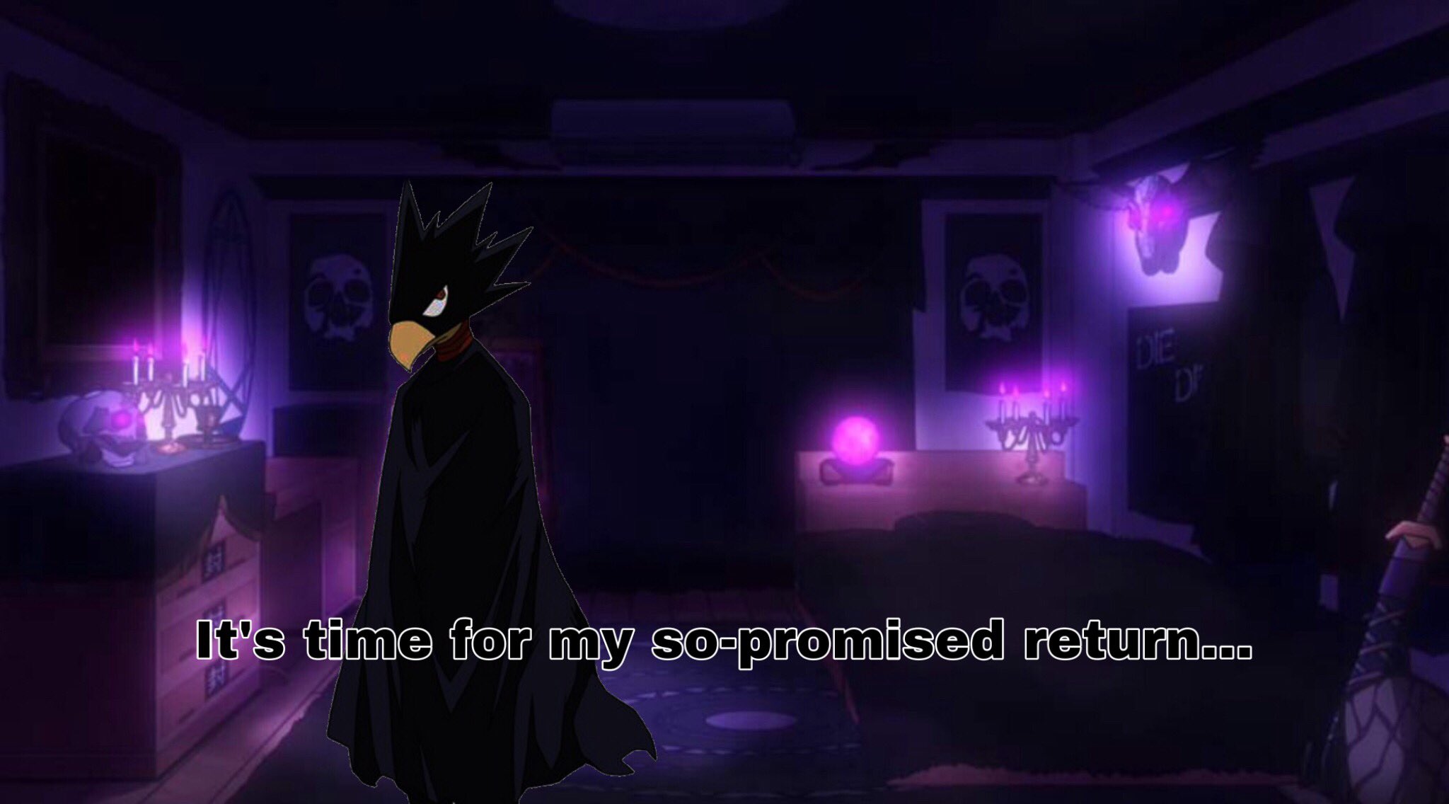 Fumikage Tokoyami on Twitter "...So what happened while I was away