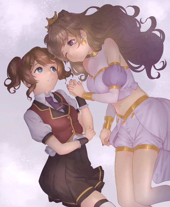 二人のワガママお姫様 これからもよろしくね?
Do princesses dream of the same sheep?

 #虹ヶ咲 