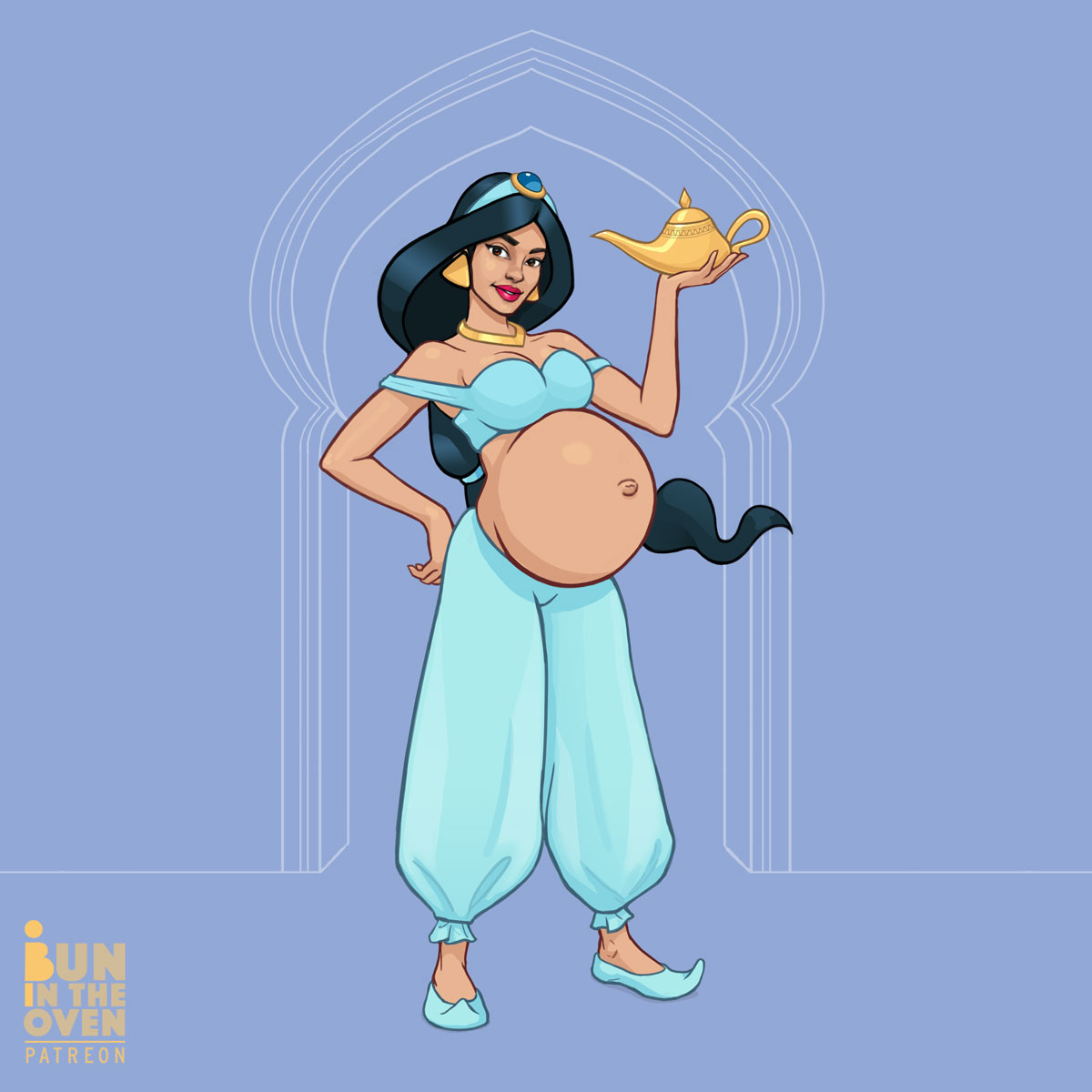 Bunintheoven On Twitter Princess Jasmine For My Pregnancy Version Of