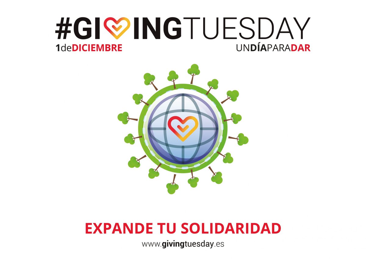 Hoy es #GivingTuesday! 💛🧡Súmate al día mas solidario del año y ¡expande tu #solidaridad!!❤️