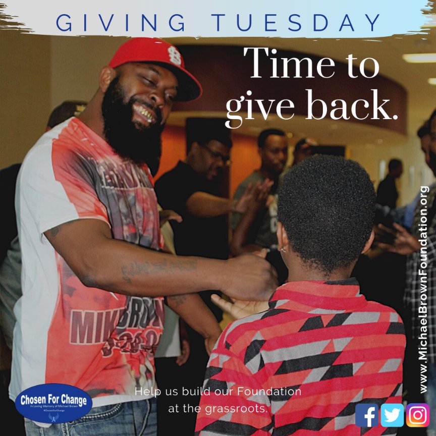MBSrOrg's tweet image. You are #ChosenForChange and through your choice to give back by donating your time, money, joining our Coalition of Community Partners or Advisory Board- there's no better day than today to be the change you want to see in our city in memory of Mike Brown, Jr.!
#MikeBrown