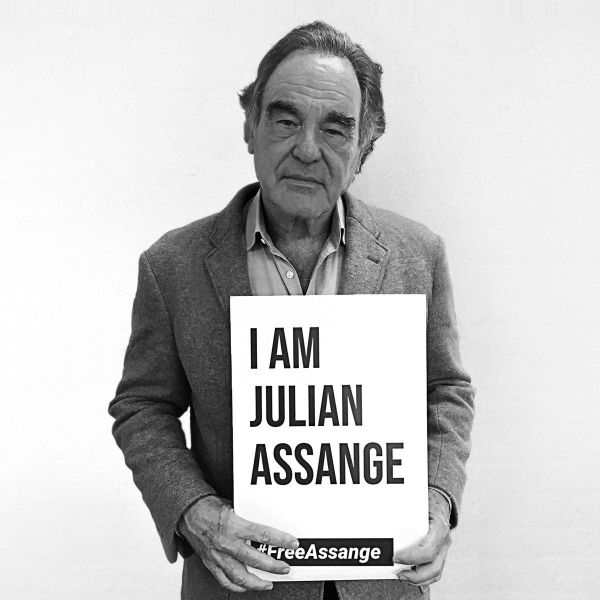 I'm #JulianAssange because I could be next, and you could too. Do you want your #Government telling journalists anywhere in the world what they can and can't publish?