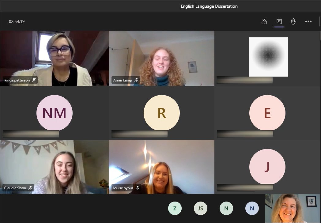 Thoroughly enjoyed our English Language Dissertation Conference this morning! Fantastic lineup with alumni
<a href="/NSUEducation/">Ava Sjoberg #BetterByU</a> <a href="/NSUWelfare1/">Anna Kemp</a> @LouisePybus @ Kinga Patterson - what a festive treat! <a href="/NorthEnglishes/">NorthEnglishes</a>