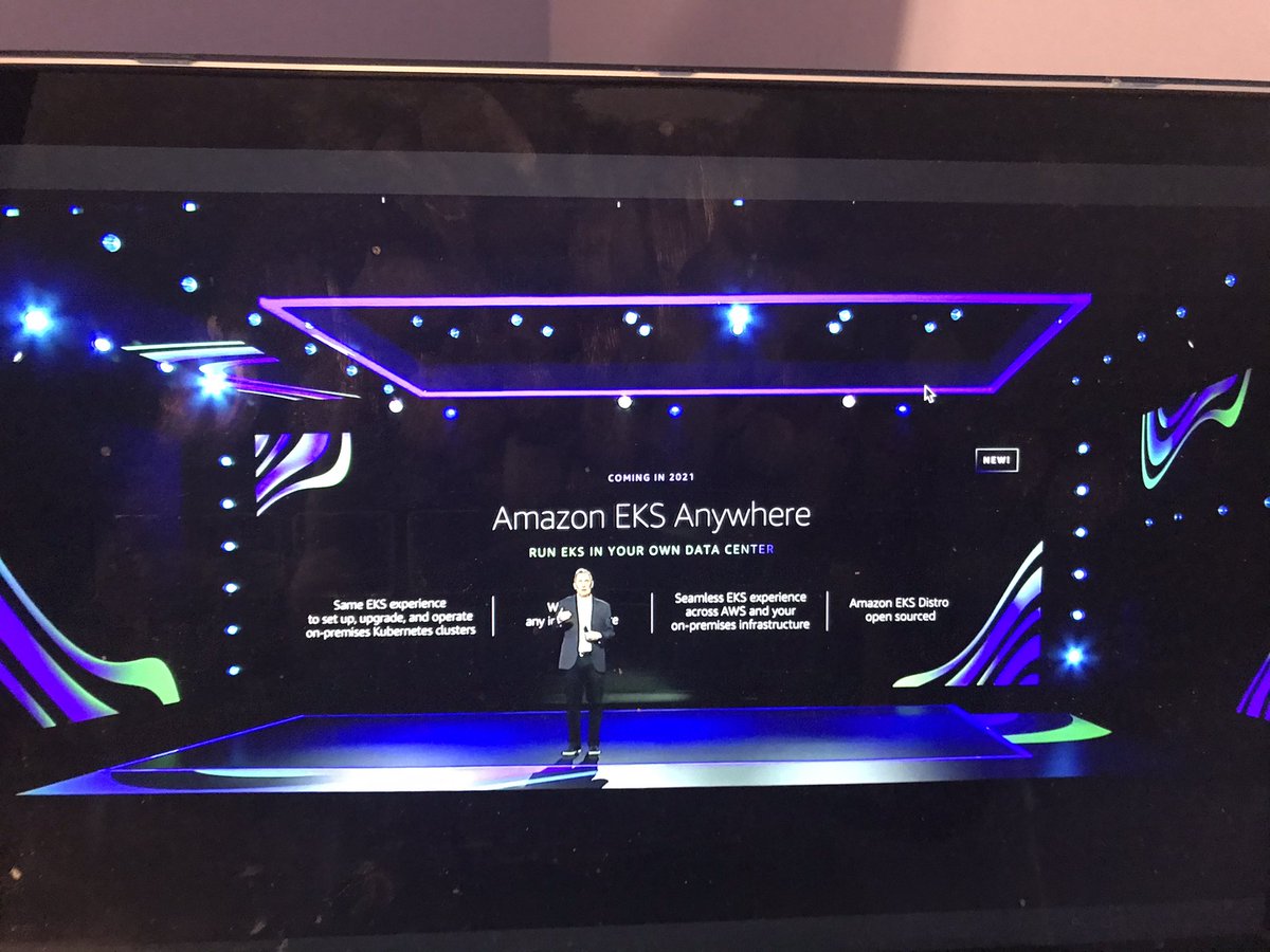 OMG 😱. EKS for everywhere. Amazing 🤩 #awsreinvent2020 #AWS